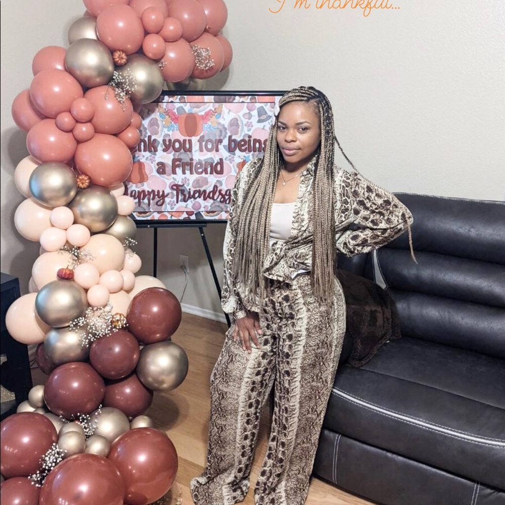 Two piece pant suit